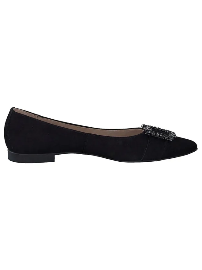 Leder-Ballerinas in Schwarz>Paul Green Hot
