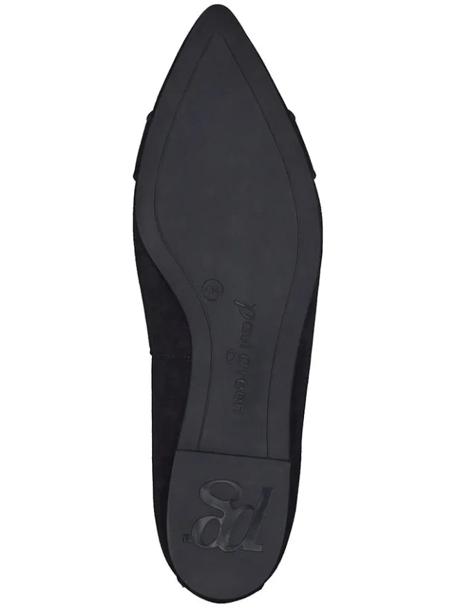 Leder-Ballerinas in Schwarz>Paul Green Hot
