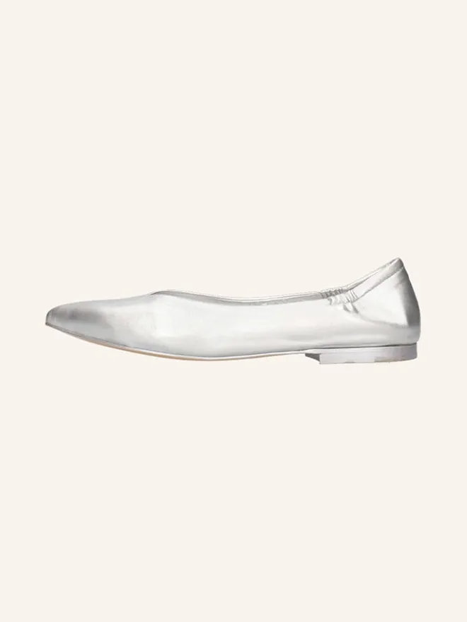 Leder-Ballerinas "Alora 1" in Silber>MELVIN & HAMILTON Clearance