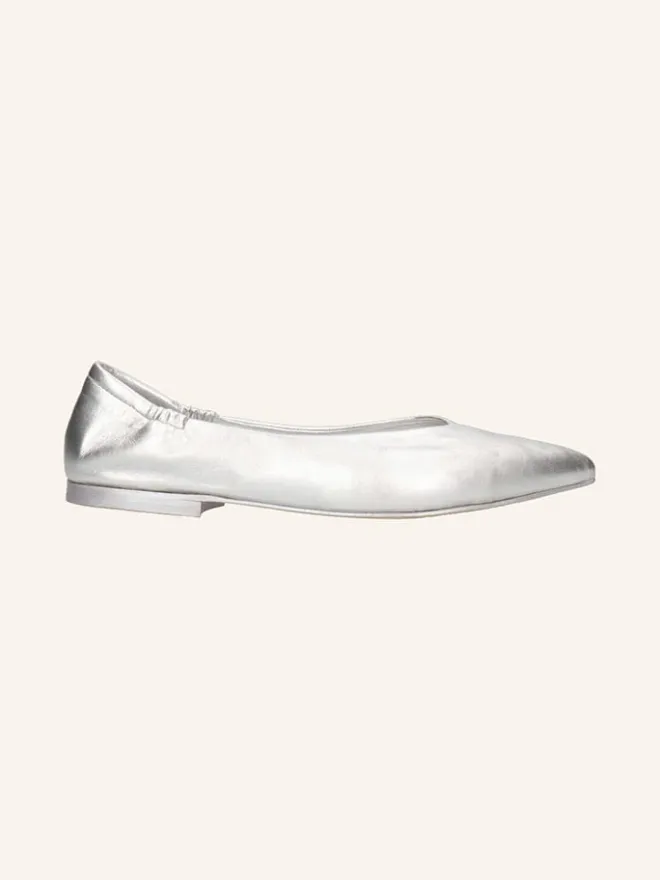 Leder-Ballerinas "Alora 1" in Silber>MELVIN & HAMILTON Clearance