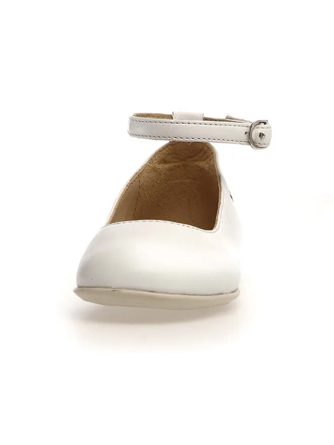 Leder-Ballerinas "Alpoma" in Weiß>Naturino Best