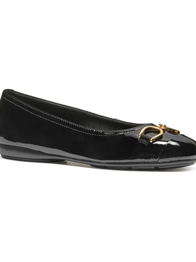 Leder-Ballerinas "Annytah" in Schwarz>Geox Discount