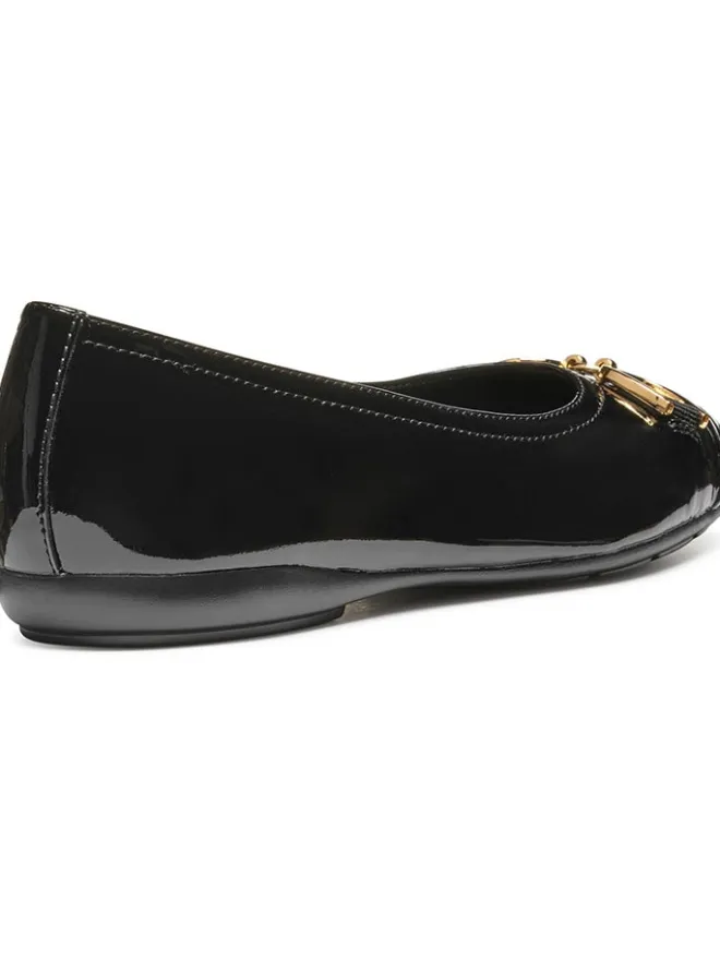 Leder-Ballerinas "Annytah" in Schwarz>Geox Discount