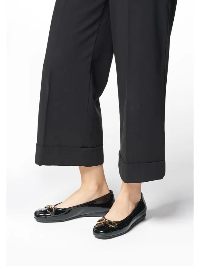Leder-Ballerinas "Annytah" in Schwarz>Geox Discount