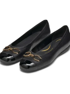 Leder-Ballerinas 