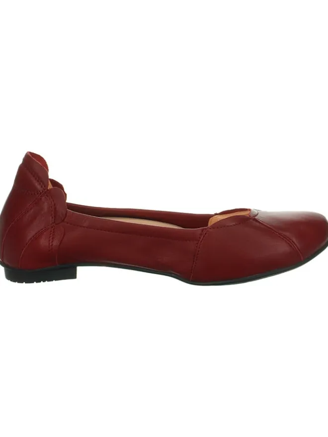 Think! Ballerinas^Leder-Ballerinas "Balla" in Bordeaux