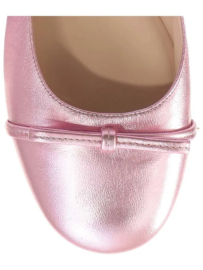 Leder-Ballerinas "Betty" in Rosa>Högl New
