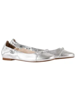 Högl Ballerinas^Leder-Ballerinas "Betty" in Silber
