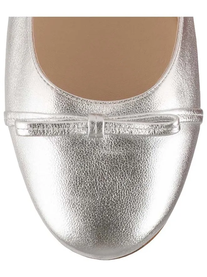 Högl Ballerinas^Leder-Ballerinas "Betty" in Silber