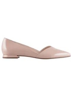 Leder-Ballerinas "Boulevard 10" in Beige>Högl Clearance