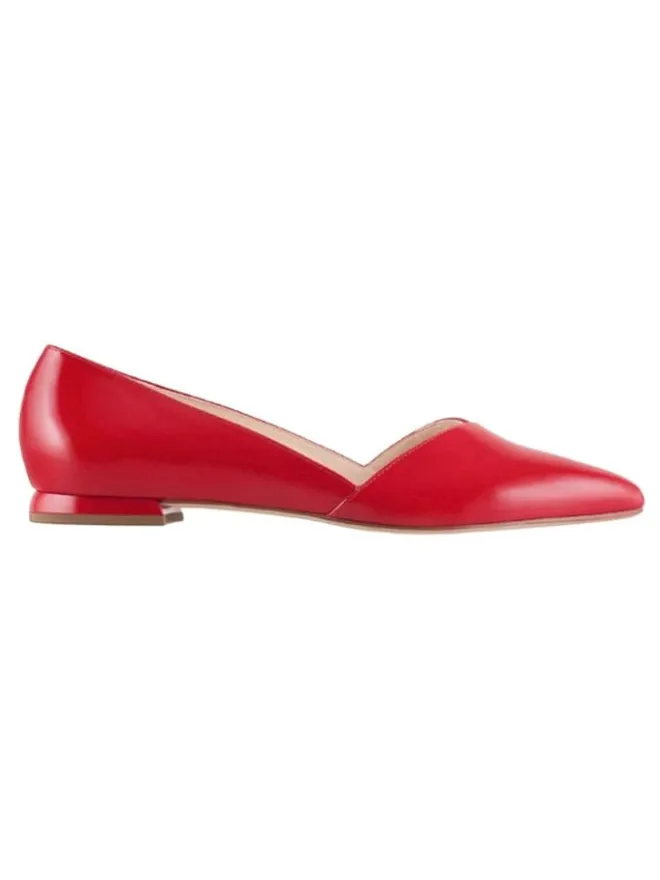 Högl Ballerinas^Leder-Ballerinas "Boulevard 10" in Rot