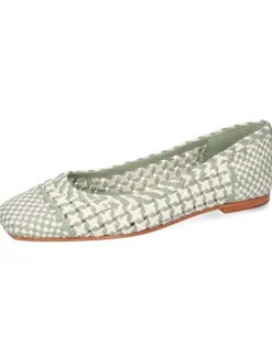MELVIN & HAMILTON Ballerinas^Leder-Ballerinas "Elyssa 1" in Weiß/ Salbei