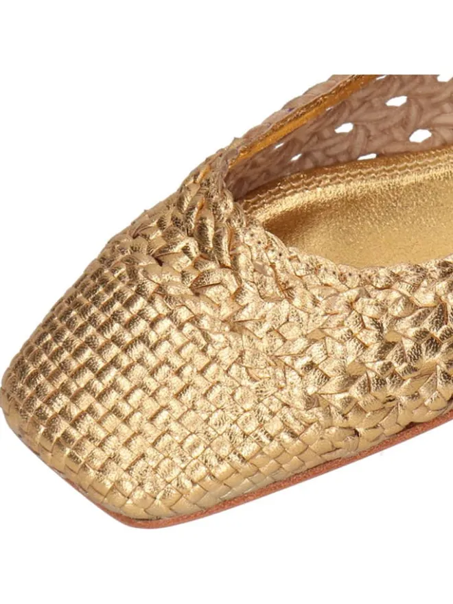 MELVIN & HAMILTON Ballerinas^Leder-Ballerinas "Elyssa 1" in Gold