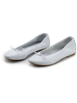 Leder-Ballerinas "Eridinetta" in Weiß>Anna Morellini Best