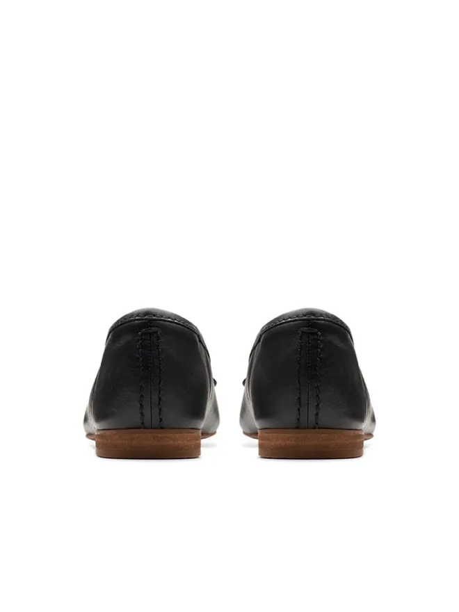 Leder-Ballerinas "Fawna" in Schwarz>Clarks