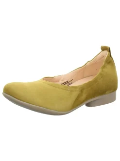 Think! Ballerinas^Leder-Ballerinas "Guad2" in Gelb