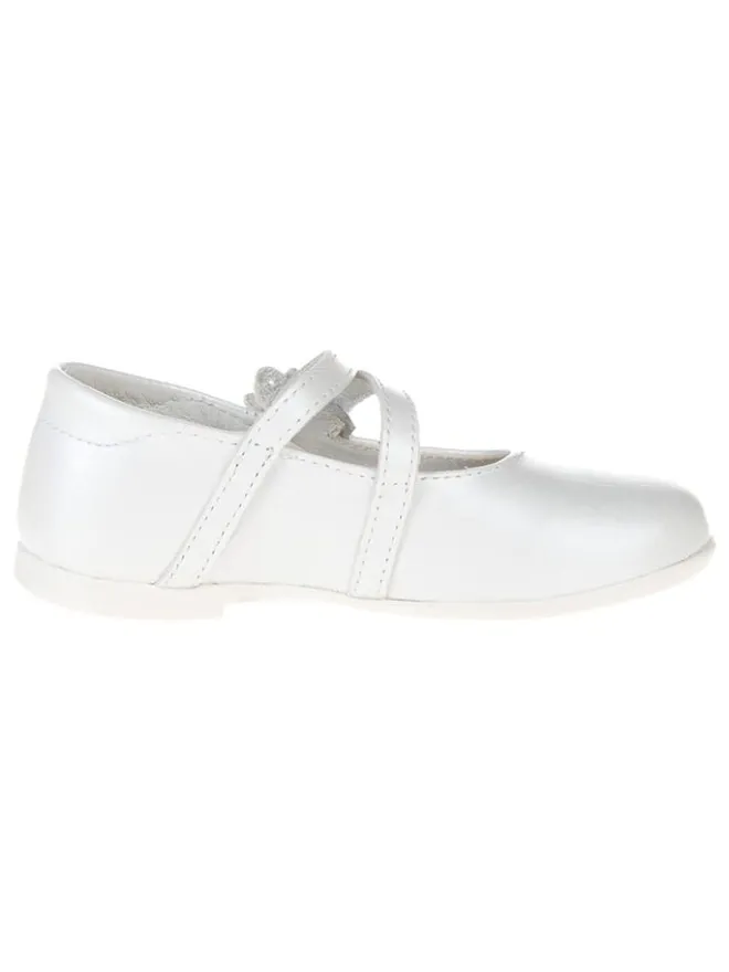 Leder-Ballerinas "Happy dance" in Weiß>Primigi