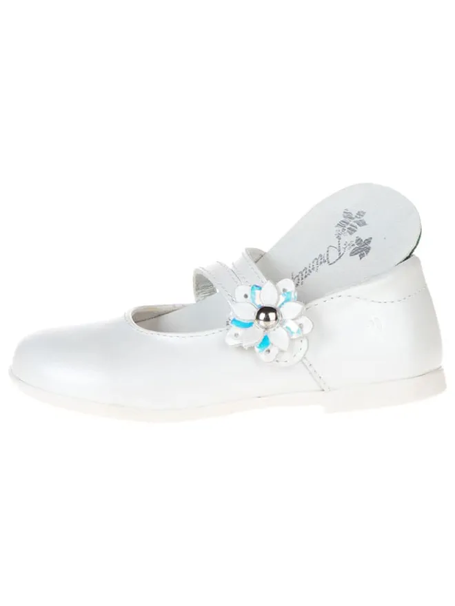 Leder-Ballerinas "Happy dance" in Weiß>Primigi