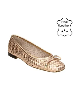 Leder-Ballerinas in Beige>Bullboxer Discount