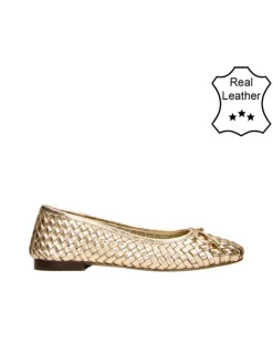 Leder-Ballerinas in Beige>Bullboxer Discount