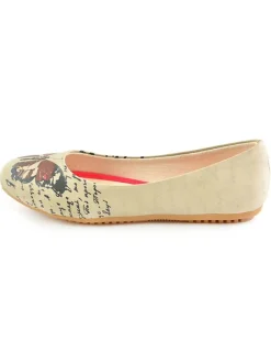 Goby Ballerinas^Leder-Ballerinas in Beige
