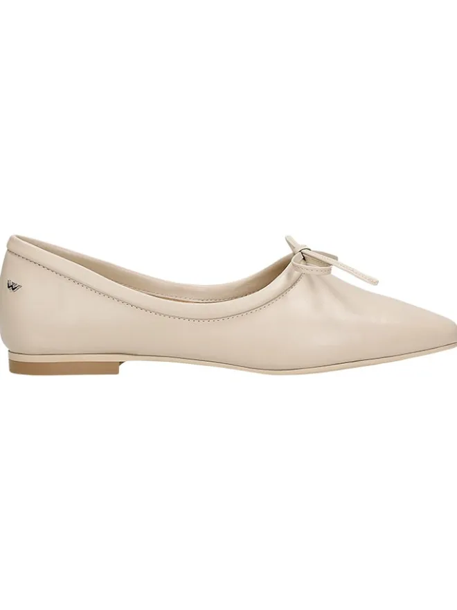 Leder-Ballerinas in Beige>Wojas Online
