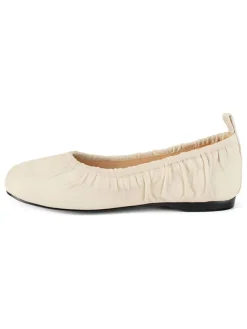 Leder-Ballerinas in Beige>loft37 Hot