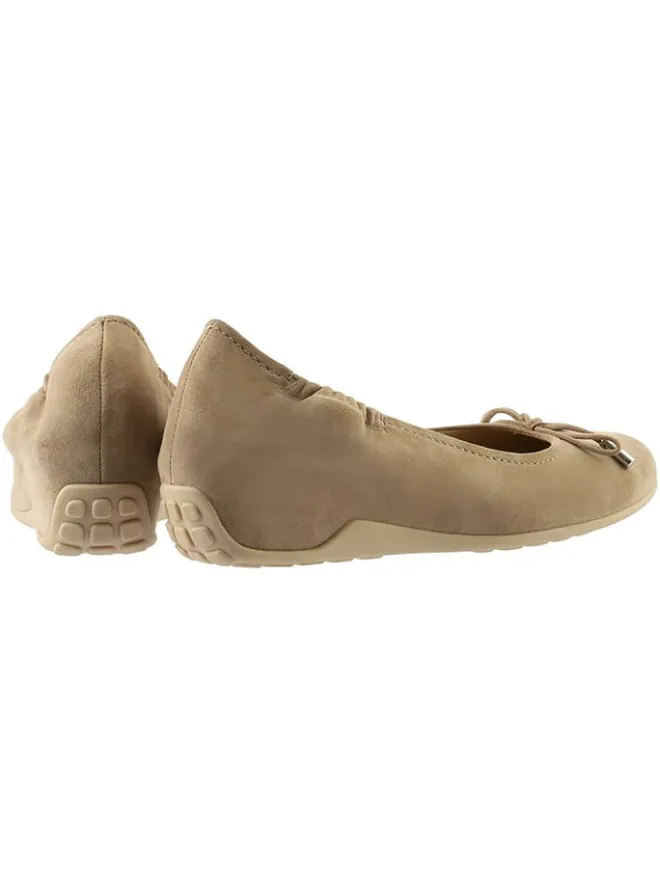 Leder-Ballerinas in Beige>Högl Sale