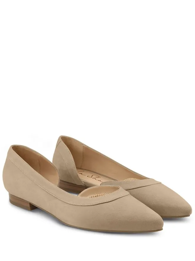 LaShoe Ballerinas^Leder-Ballerinas in Beige