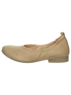 Leder-Ballerinas in Beige>Think! Hot