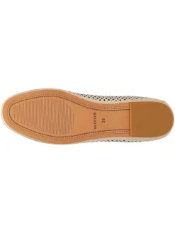 Leder-Ballerinas in Beige><noscript><img width=