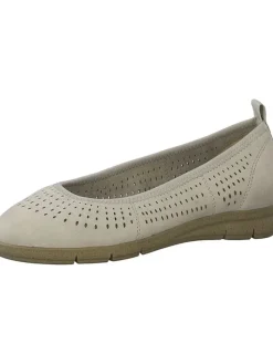Tamaris Ballerinas^Leder-Ballerinas in Beige