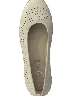 Tamaris Ballerinas^Leder-Ballerinas in Beige