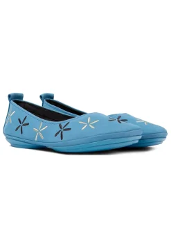 Leder-Ballerinas in Blau>Camper Sale