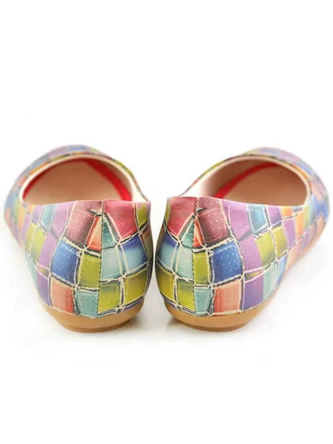 Goby Ballerinas^Leder-Ballerinas in Bunt