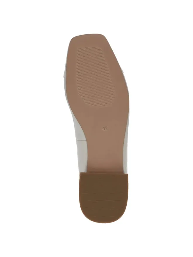 Leder-Ballerinas in Creme>Caprice Outlet