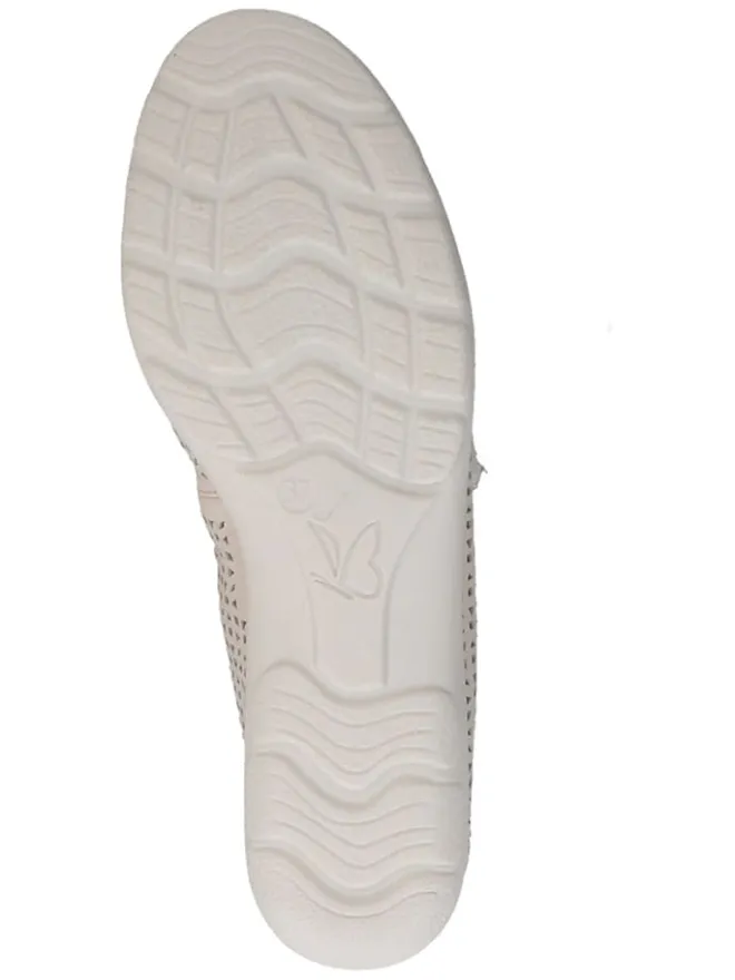 Caprice Ballerinas^Leder-Ballerinas in Creme