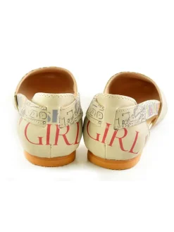 Goby Ballerinas^Leder-Ballerinas in Creme/ Bunt