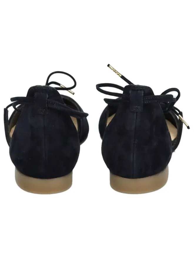 Leder-Ballerinas in Dunkelblau>Paul Green Sale