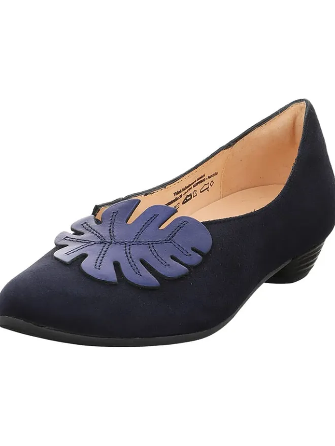 Think! Ballerinas^Leder-Ballerinas in Dunkelblau