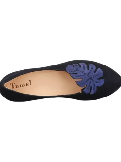 Think! Ballerinas^Leder-Ballerinas in Dunkelblau