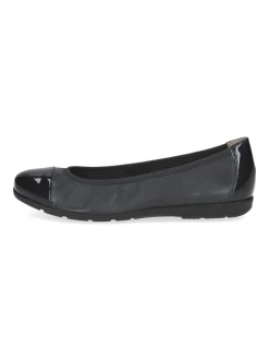 Leder-Ballerinas in Dunkelblau>Caprice Online