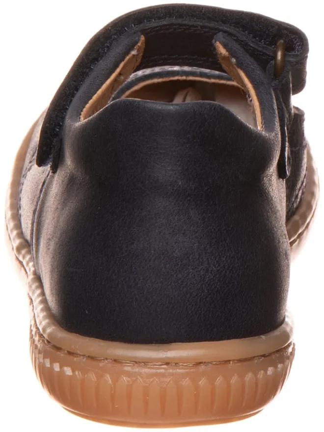 POM POM Ballerinas^Leder-Ballerinas in Dunkelblau