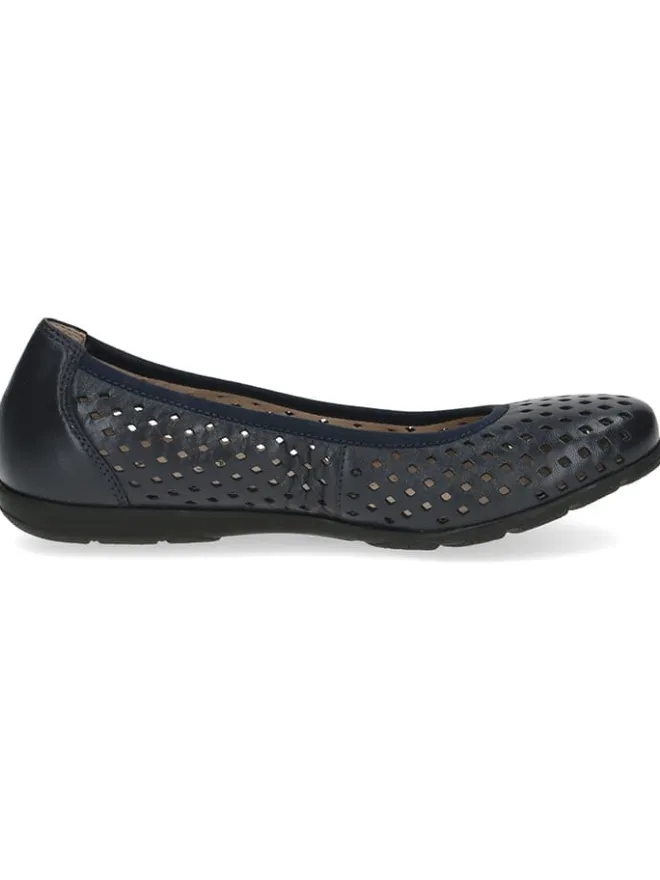Caprice Ballerinas^Leder-Ballerinas in Dunkelblau