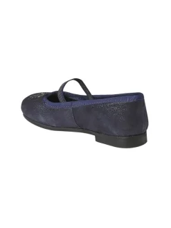 vertbaudet Ballerinas^Leder-Ballerinas in Dunkelblau