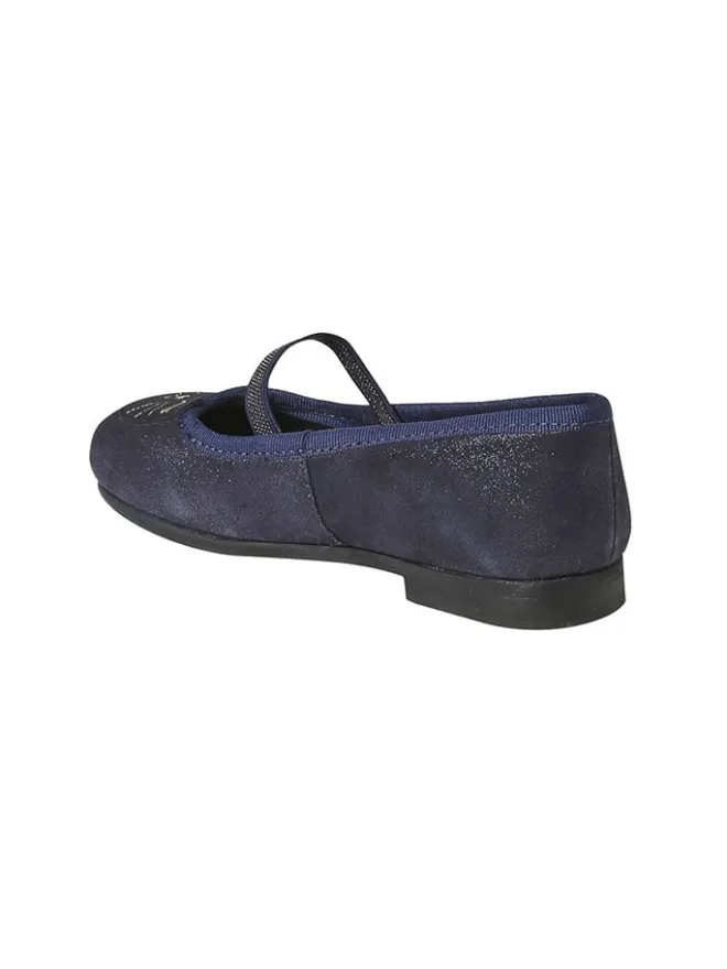 vertbaudet Ballerinas^Leder-Ballerinas in Dunkelblau
