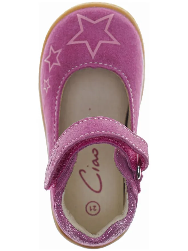 Leder-Ballerinas in Fuchsia>Ciao New
