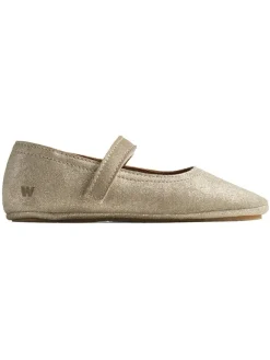 Leder-Ballerinas in Gold>Wheat Best