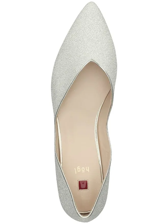Högl Ballerinas^Leder-Ballerinas in Gold