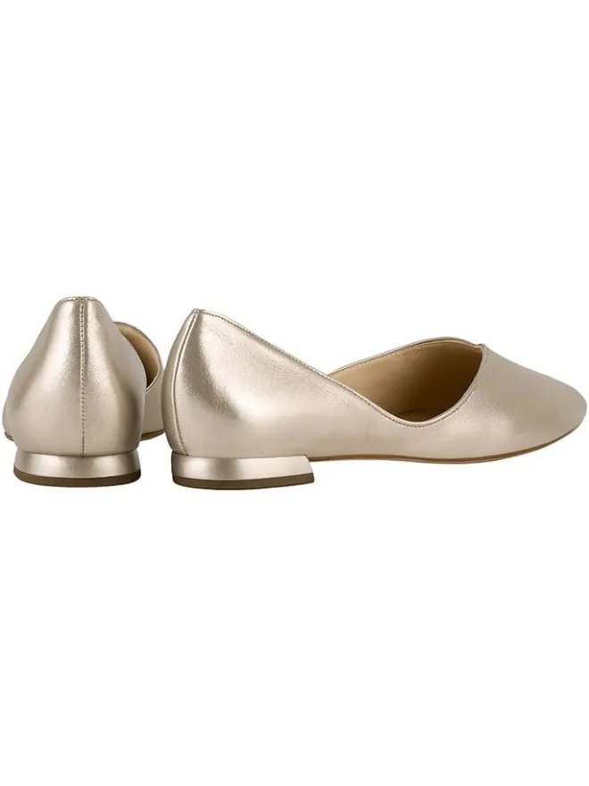 Högl Ballerinas^Leder-Ballerinas in Gold